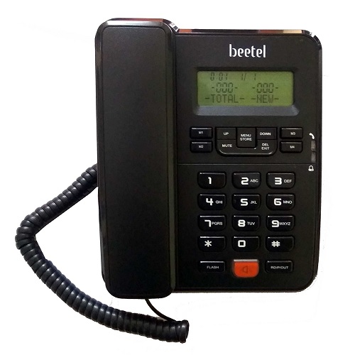 Beetel M 57 Black Corded Landline Phone